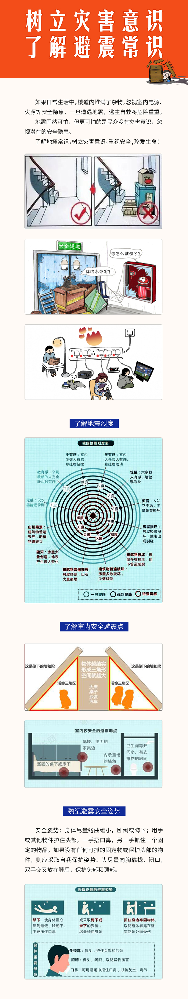 树立灾害意识　了解避震常识