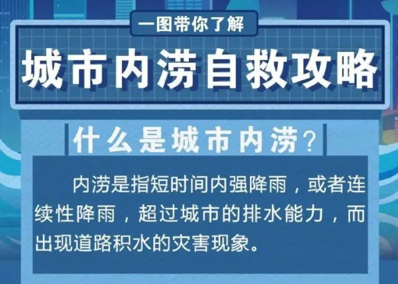 图说：城市内涝自救攻略