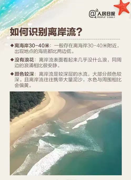 海边玩水警惕离岸流