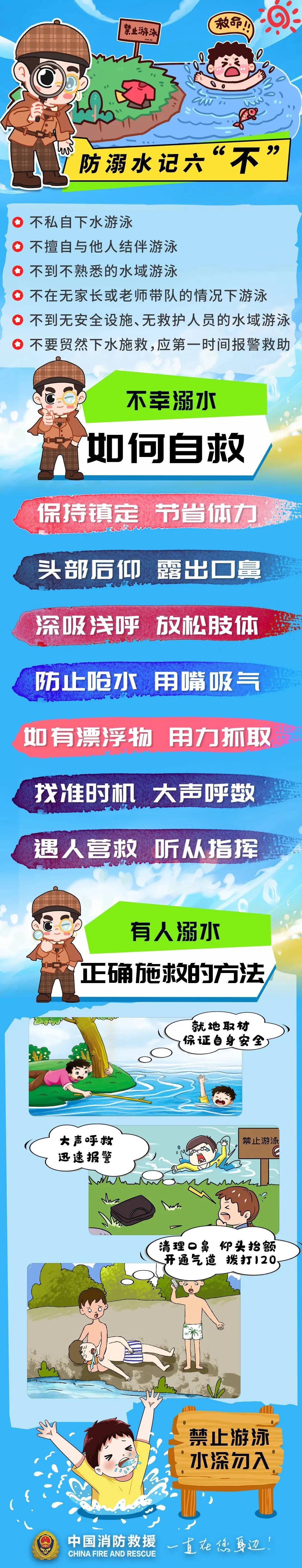 夏季来临 更多防溺水知识快来一起学习