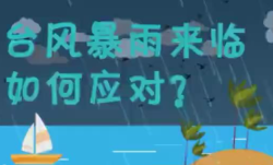 台风暴雨来临如何应对？