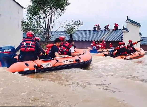 【视频】“应急使命·2024”防汛防台风演习 消防救援队伍在行动