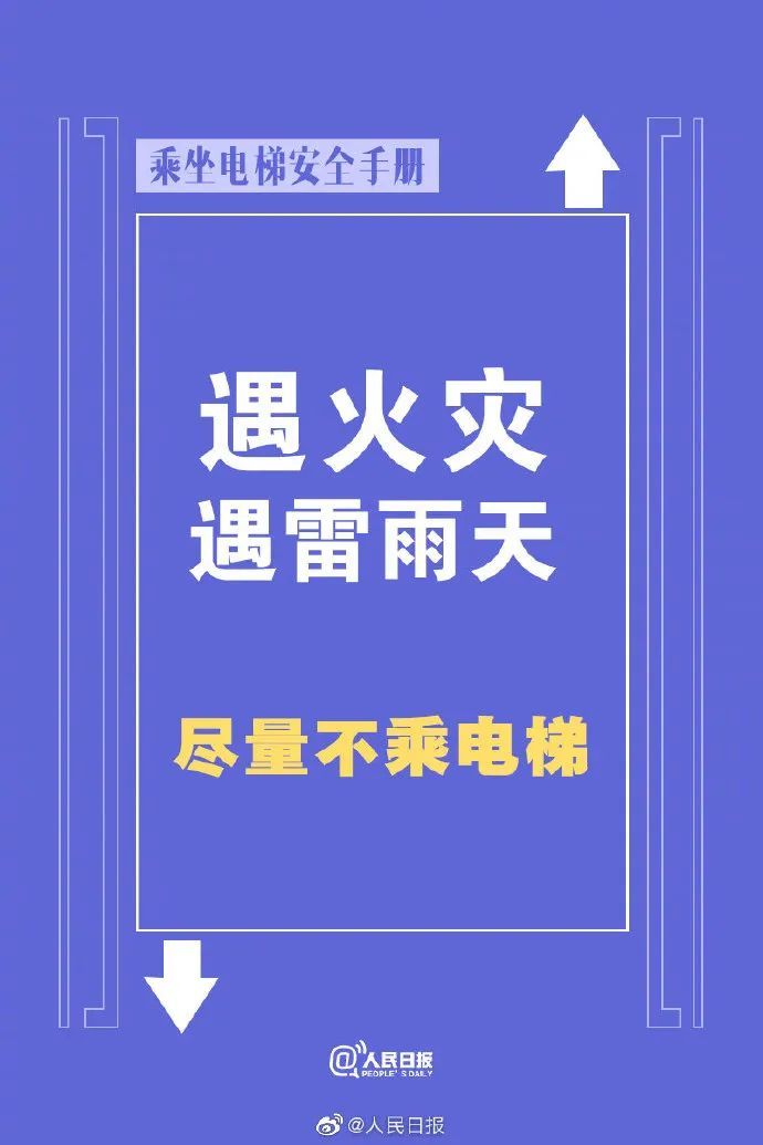 乘坐电梯的安全手册