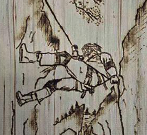 树皮画|不畏艰险